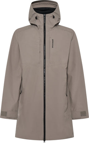 Didriksons sören usx parka unisex outdoorjas - ash brown