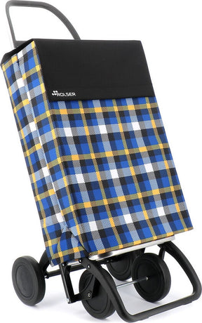 Rolser boodschappentrolley jean scottish - 4 wielen - zwart