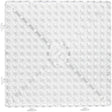 Nabbi grondplaat voor strijkkralen - strijkkralenbord - onderplaat - groot vierkant - jumbo grote strijkkralen - 15x15cm - 1 stuk