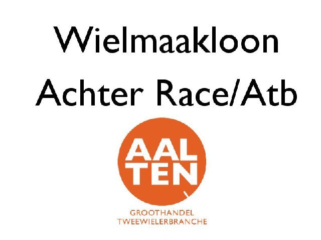 wiel maken spaakloon achter race atb