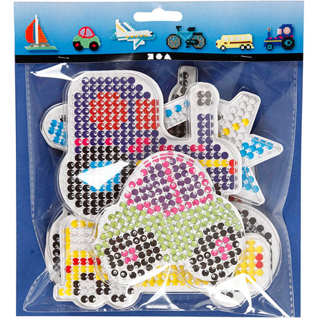Creativ company http: www.cchobby.nl onderplaat-auto-vliegtuig-boot-trekker-bus-en-fiets-afm-9x9-5-11x16-cm-medium-6-stuk-1-doos