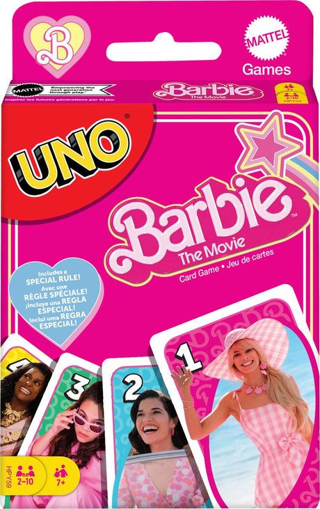 Mattel games uno - barbie the movie - kaartspel