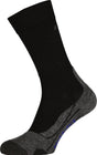 Falke tk2 cool anti-blaar dik lyocell functioneel materiaal wandelsokken heren zwart - maat 39-41