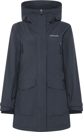 Didriksons felia wns parka dames outdoorjas - dark night blue 36
