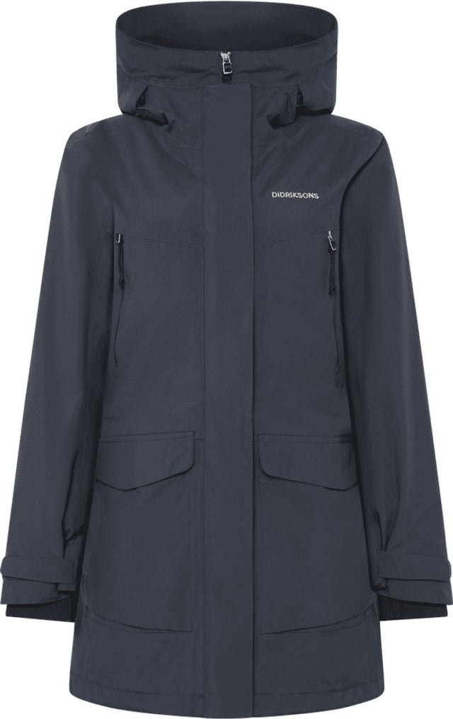 Didriksons felia wns parka dames outdoorjas - dark night blue 36