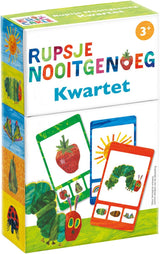 Bambolino rupsje nooitgenoeg kwartet - educatief spel cadeautip vakantie - 32 kaarten, 8 kwartetten - vanaf 3 jaar - toys