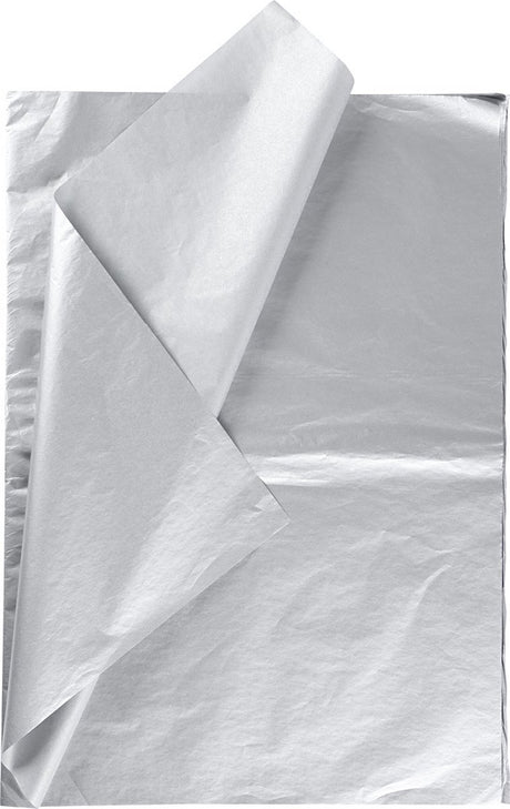 Creativ company tissuepapier zilver 6 vellen 14 gr, 50x70cm