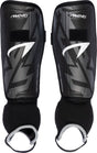 Avento scheenbeschermers - pro-style - zwart zilver - maat l