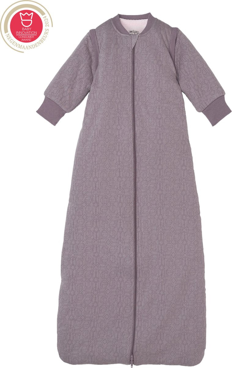 Lodger hopper - 4 seizoenen slaapzak baby - paars - 0.3-3.5 tog - past in autostoel - 6m-3j