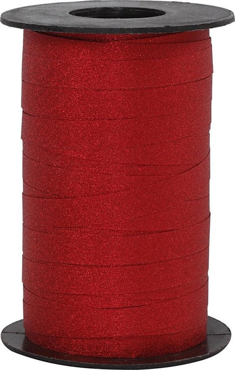 Creativ company cadeaulint, b: 10 mm, 100 m, rood