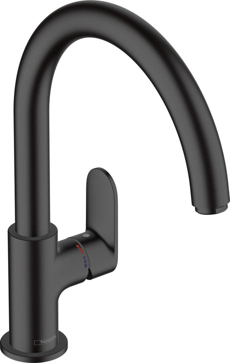 Hansgrohe vernis blend m35 - keukenmengkraan - ééngreeps bediening - 210mm maat - draaibare uitloop - 1 straalfunctie - mat zwart