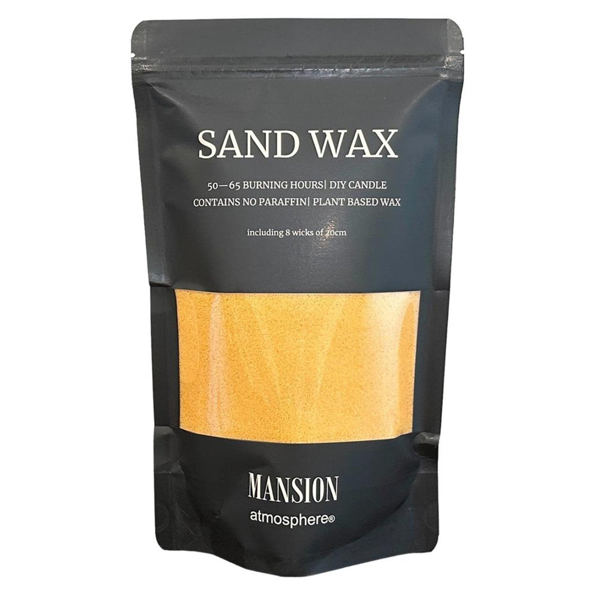 Cosydecor mansion atmosphere sand wax beige 500g ziplock zak met 8 lonten