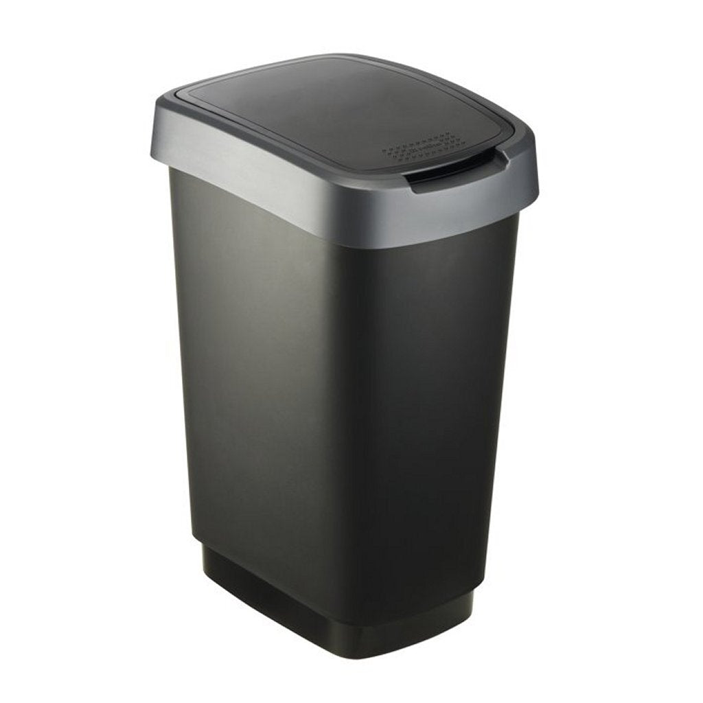 Rotho Twist Waste Bin 25L Negro