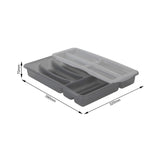 Rotho Basic Cutlery Box 6 Comparable Variable Anthracite