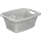Rotho flowers wasmand 25l cool grey