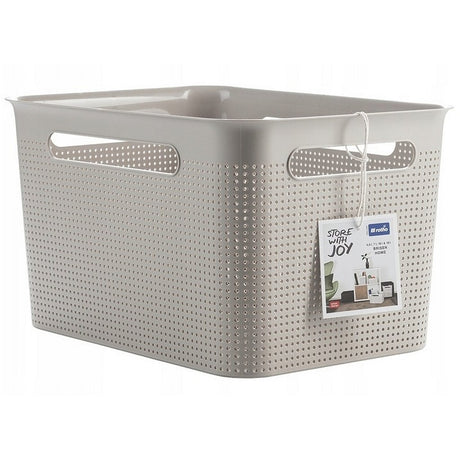 Rotho brisen opbergmand 36x26,2x21,1 cm 16l cappuccino