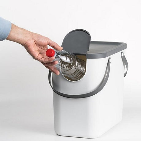 Rotho albula afvalscheiders - bpa vrij - 25l - zwart