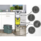 Rotho albula afvalscheiders - bpa vrij - 25l - cappuccino