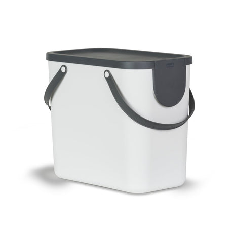 Rotho albula afvalscheiders - bpa vrij - 25l - wit