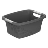 Rotho flowers wasmand 12l antraciet