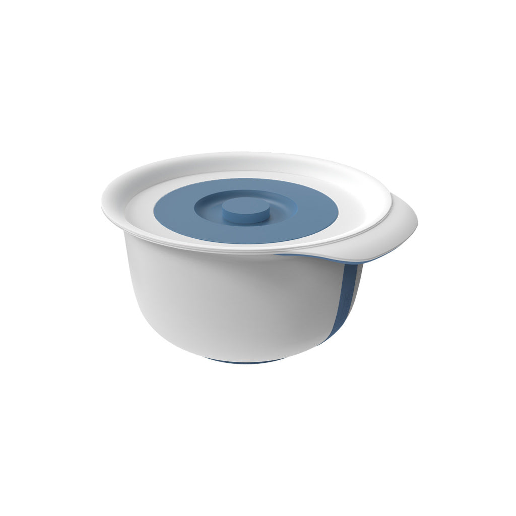 Rotho Fresh Mounting bowl with splash cover 4L Horizon Blue