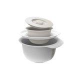 Rotho Fresh Mounting bowl with splash cover 4L Cool Gray