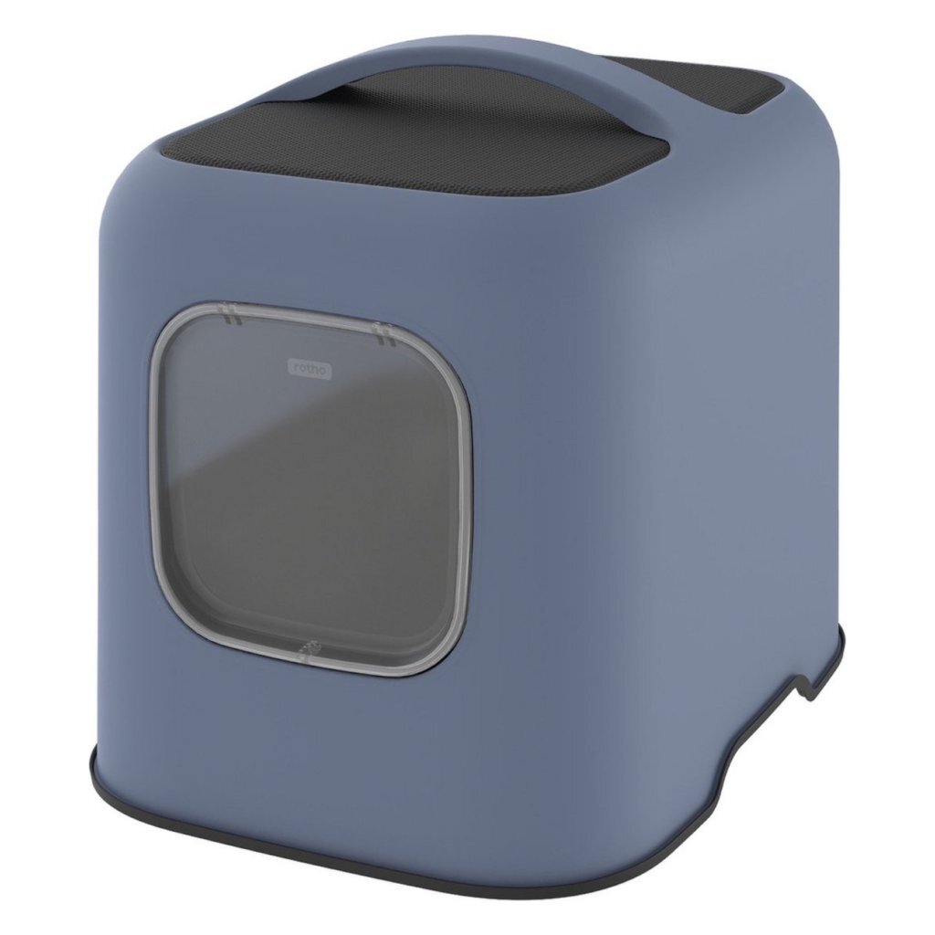 Rotho biala kattenbak blauw