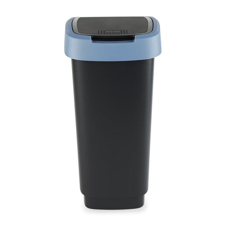 Rotho twist afvalbak 25l horizon blauw