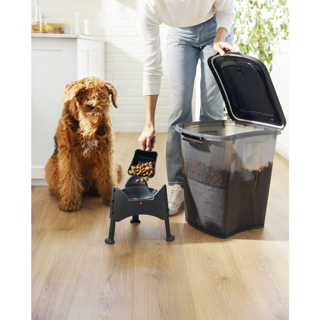 Rotho Archi PET FOOD SENTER 38L ANTHRACITE TRANSARENT