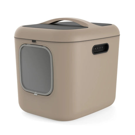 Rotho mypet kattenbak biala xl 62x50x58 cm - kattentoilet - cappuccino