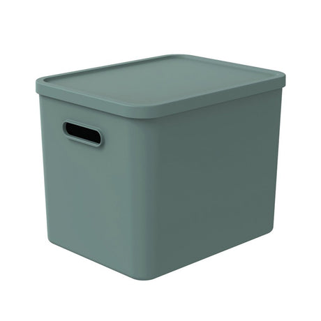 Rotho kayo multi box 37x29x29.5 cm 27l sage green