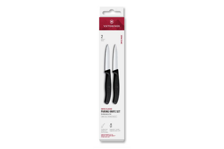 Victorinox classic keukenset spits kartel 2-dlg 8cm - zwart
