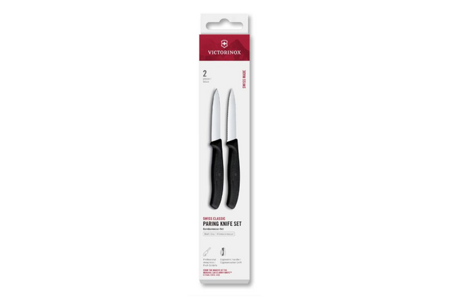 Victorinox classic keukenset spits kartel 2-dlg 8cm - zwart