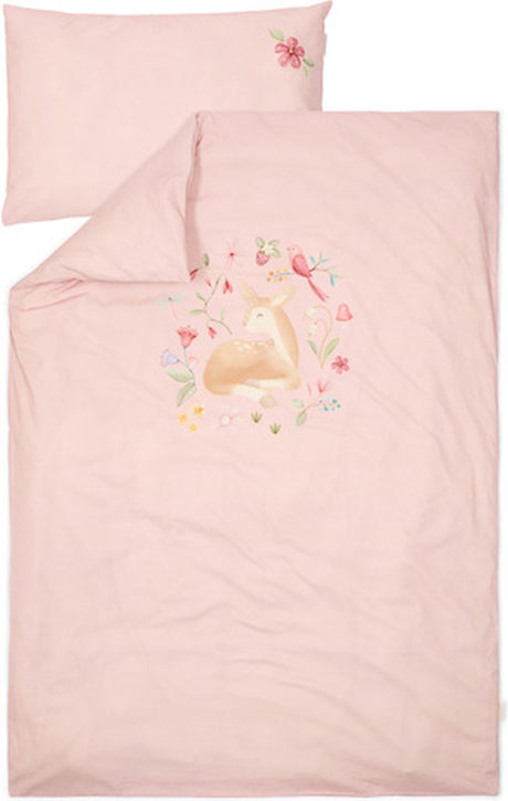 Little dutch ledikant dekbedovertrek - roze - fairy garden - fairy blossom