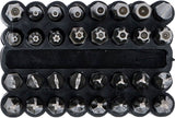 Bgs technic bit set long external hexagon 1 4 (6.3 mm) 32 pcs.