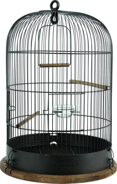 Zolux -retro-vogelkooi-bruin