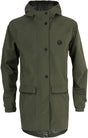 Agu go parka kids regenjas essential - groen - 152 - meisjes jongens - waterdicht ademend 152