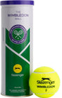Slazenger s tb wimbledon 3tin unisex tennisballen - geel