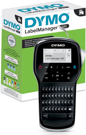 Dymo labelmanager lm280 s0968950 102x205x57mm zwart zilver