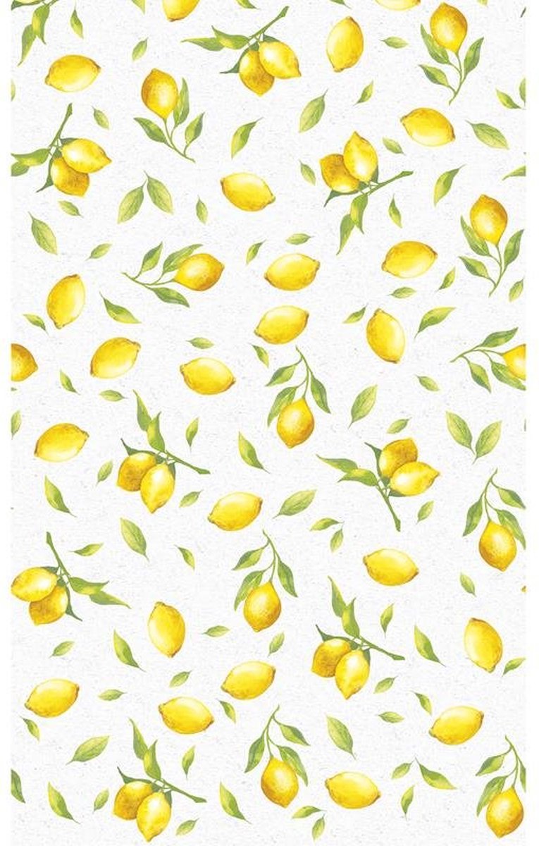Merkloos sans marque tafellaken citrus - 138x220 cm - - - multicolor