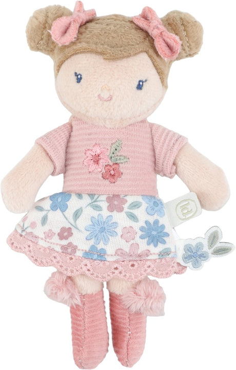 Little dutch knuffelpop - rosa - 10 cm