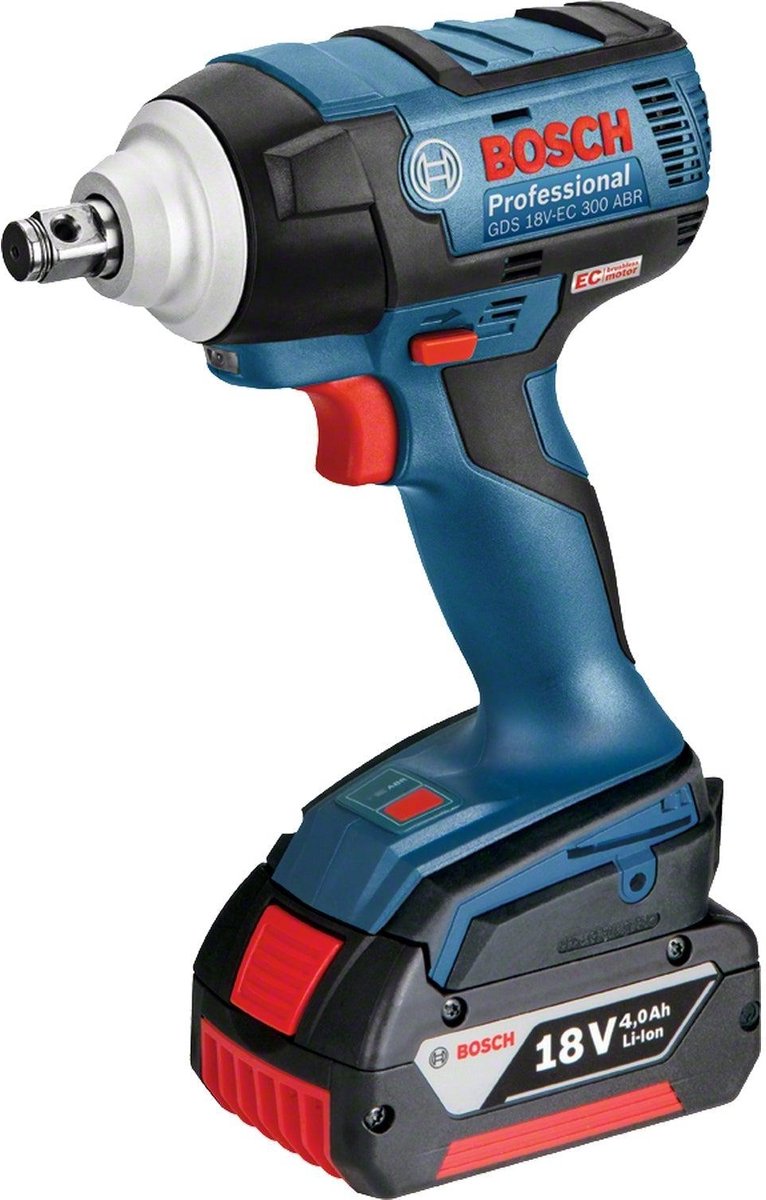 Bosch gds 18v-300 18v li-ion accu slagmoersleutel body - 1 2 - 300nm