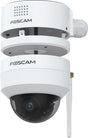 Foscam fabd4-w lasdoos - waterdichte aansluitdoos voor d4z ptz buitencamera - kabeldoos - kabelbescherming - camera montageplaat - ingebouwde luidspreker - voor buiten - wit