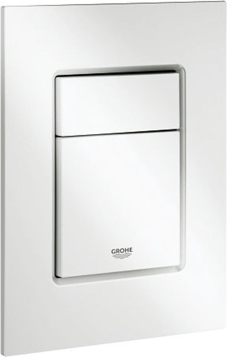 Grohe skate s cosmopolitan bedieningspaneel toilet - dual flush - wit