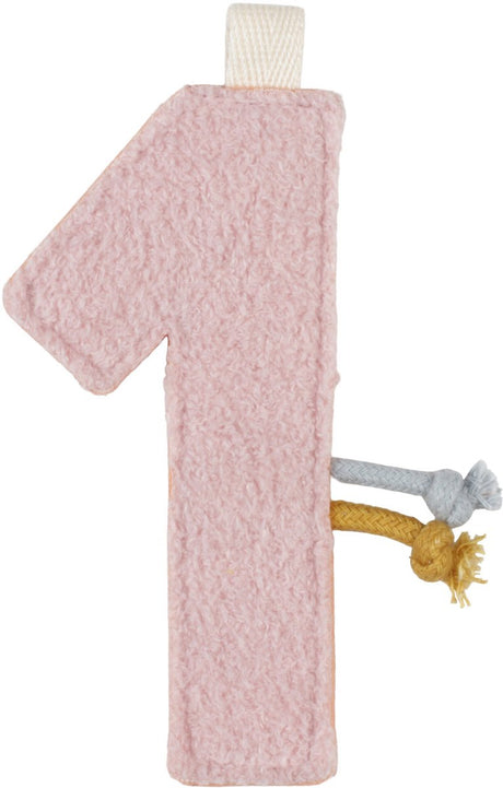 Little dutch slinger element - cijfer 1 - roze