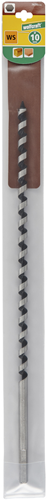 Wolfcraft - 10mm slangenboor voor houtbalken - 400mm - zeskantschacht houtboor - hex - boor voor hout - 7670010