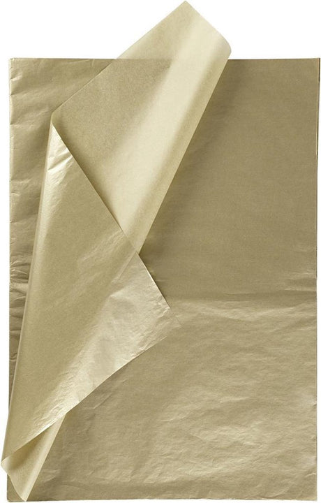 Creativ company tissuepapier, vel 50x70 cm, 14 gr, 25 vellen, goud