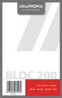 Aurora kladblok formaat 135 x 21 cm effen