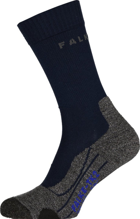 Falke tk2 cool anti-blaar dik lyocell functioneel materiaal wandelsokken heren blauw - maat 44-45 44 45