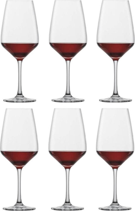 Schott zwiesel taste rode wijnglas 1 - 0.5 ltr - 6 stuks
